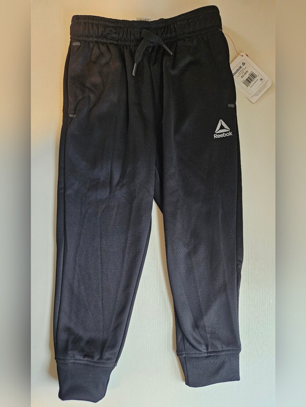 Reebok Boys Black Performance Jogger Pants